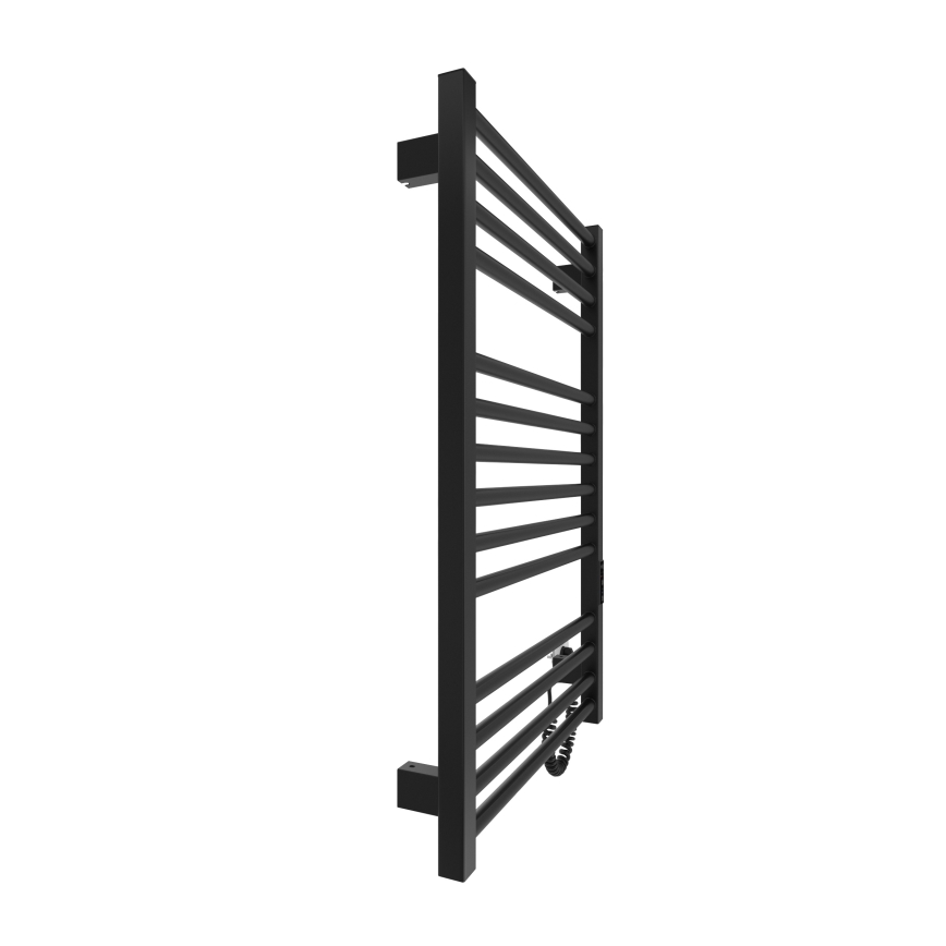 Koupelnový žebříkový radiátor HF DERBY 170W/230V 77x53 cm černá