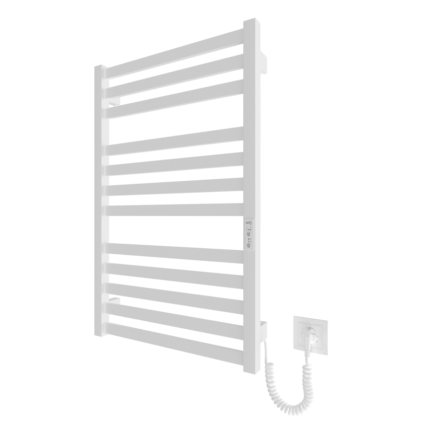 Koupelnový žebříkový radiátor HF OXFORD 170W/230V 77x53 cm bílá