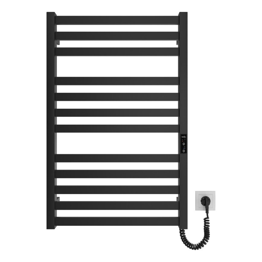 Koupelnový žebříkový radiátor HF OXFORD 170W/230V 77x53 cm černá