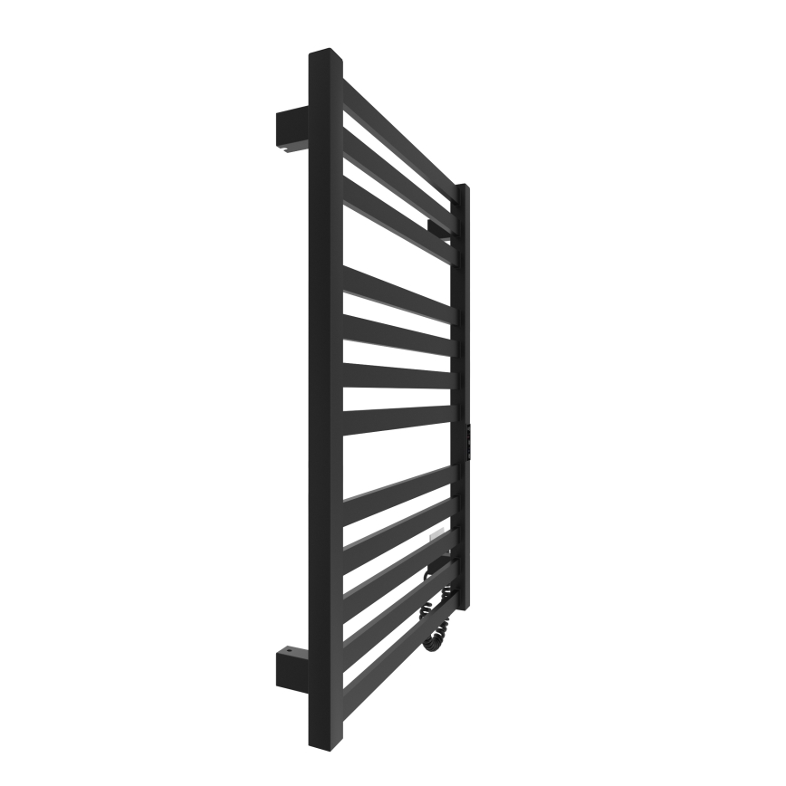 Koupelnový žebříkový radiátor HF OXFORD 170W/230V 77x53 cm černá
