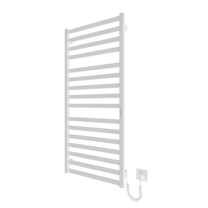 Koupelnový žebříkový radiátor HF OXFORD 255W/230V 117x53 cm bílá pravá