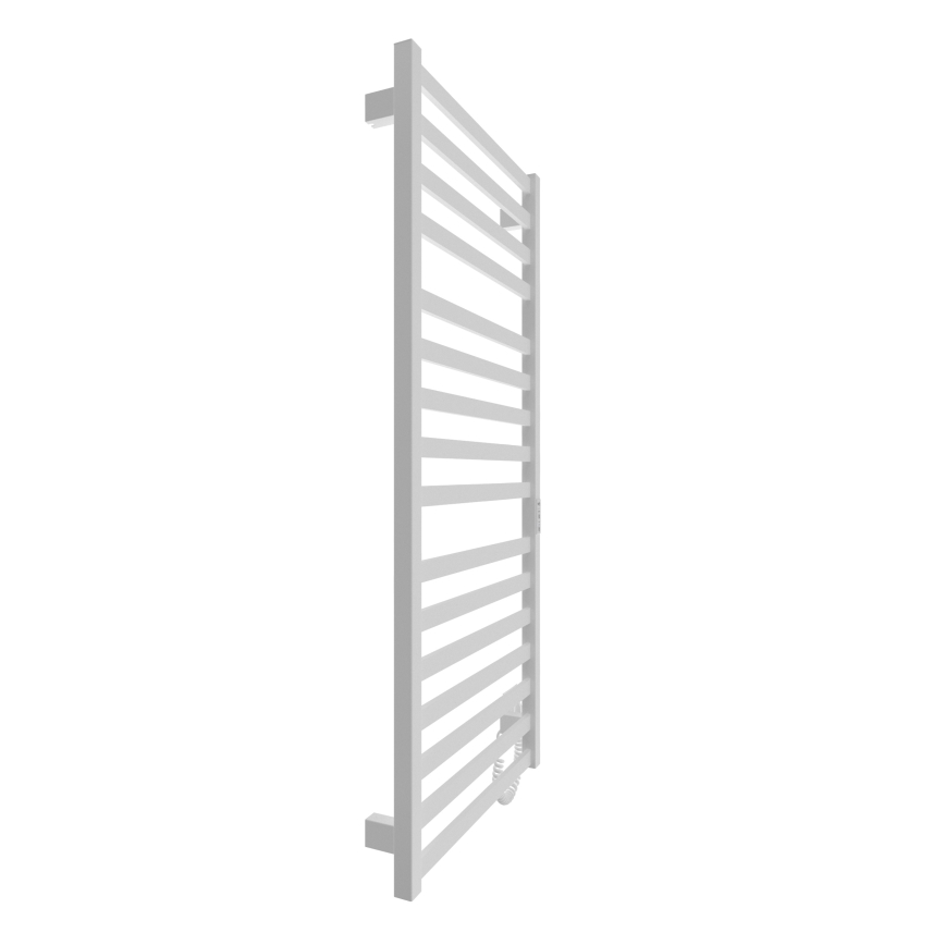Koupelnový žebříkový radiátor HF OXFORD 255W/230V 117x53 cm bílá pravá
