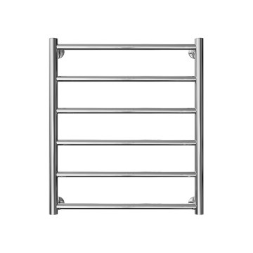 Koupelnový žebříkový radiátor INOX FLAT 122W/230V 57x53 cm nerez/lesklý chrom