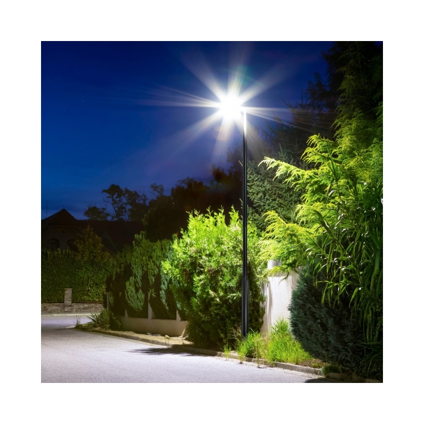 Kovová tyč pro sloup venkovního osvětlení BASE 3 m černá