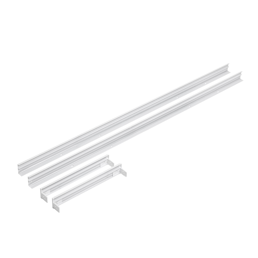 Kovový rám pro instalaci LED panelů 1200x300 mm bílá