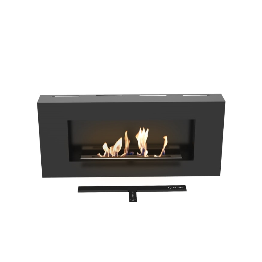Kratki - Nástěnný BIO krb 40x90 cm 1,5kW černá
