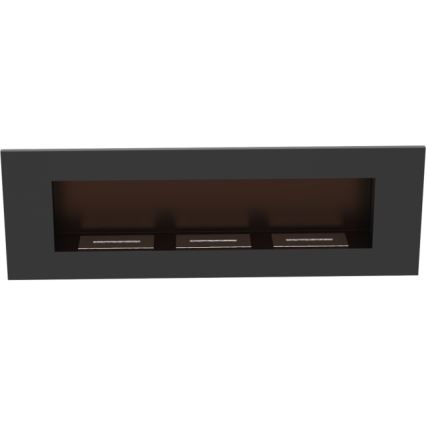 Kratki - Vestavěný BIO krb 40x120 cm 3x1,1kW černá