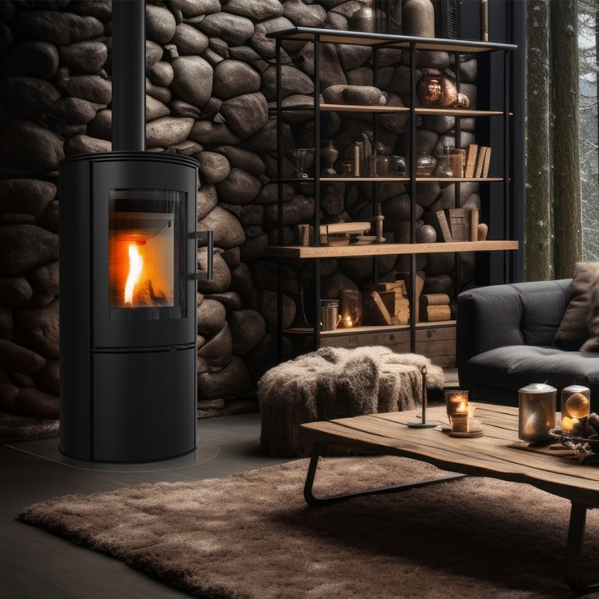Kratki - Krbová ocelová kamna 8kW 150mm