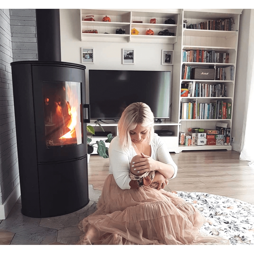 Kratki - Krbová ocelová kamna 8kW 150mm