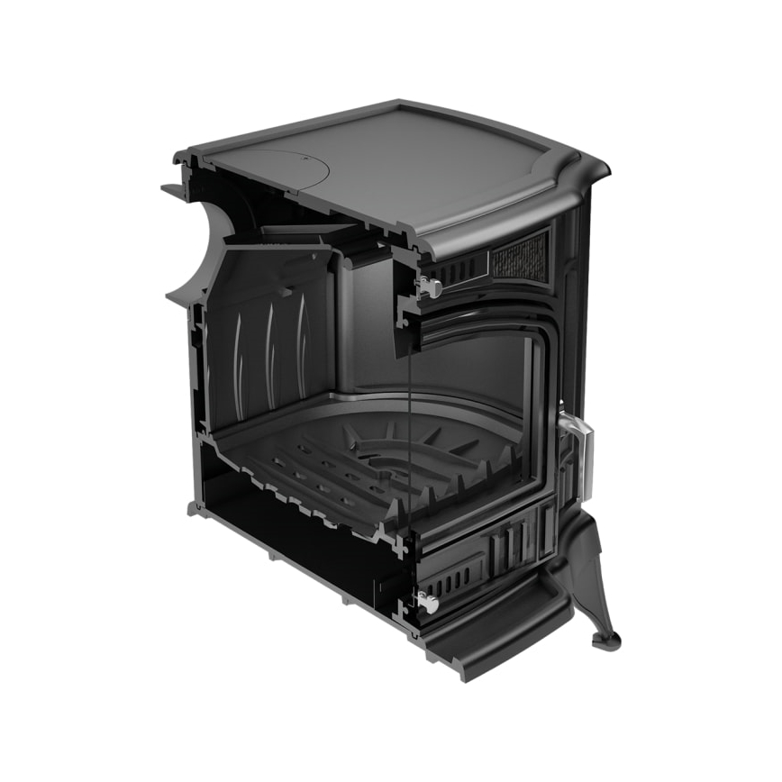 Kratki - Krbová litinová kamna 10kW 150mm