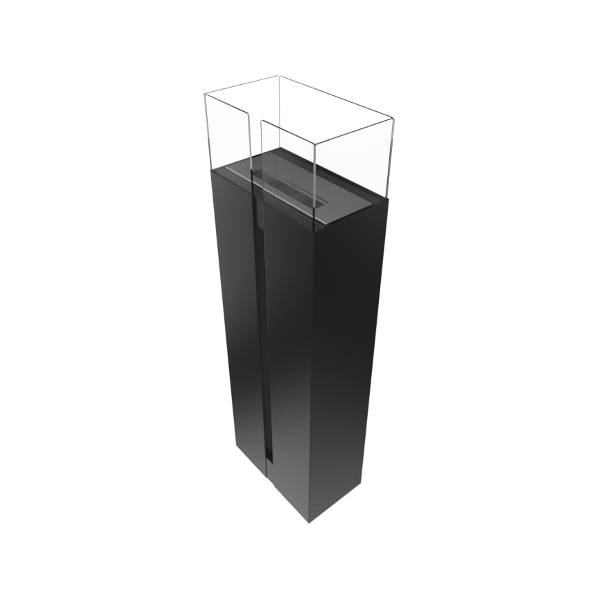 Kratki - BIO krb 113,6x35,9 cm 2kW černá
