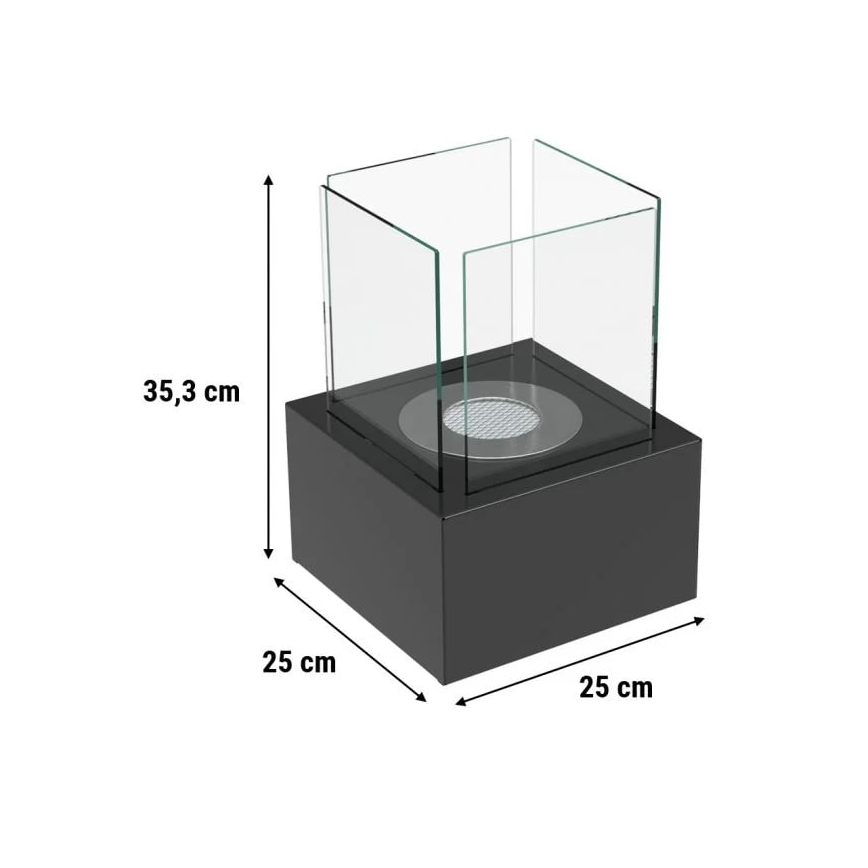 Kratki - BIO krb 35,3x25 cm 1kW černá
