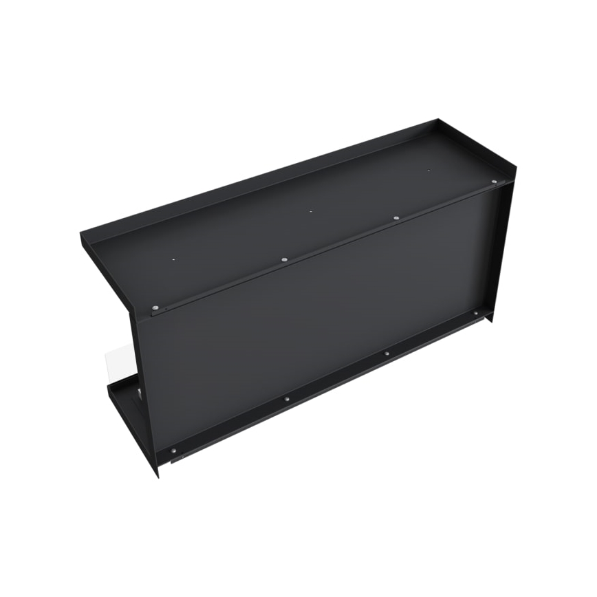 Kratki - Vestavěný BIO krb 50x100 cm 7kW černá