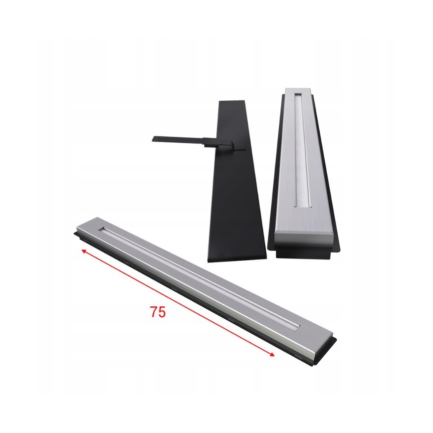 Kratki - Vestavěný BIO krb 50x100 cm 7kW černá