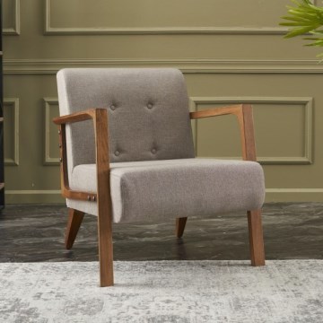 Křeslo DELI krémová