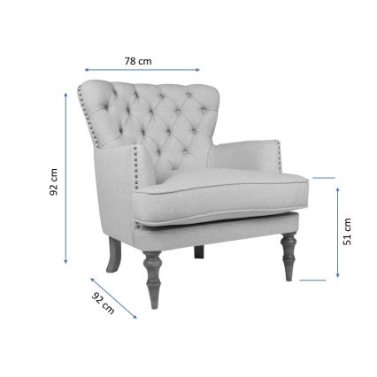 Křeslo SCOT béžová