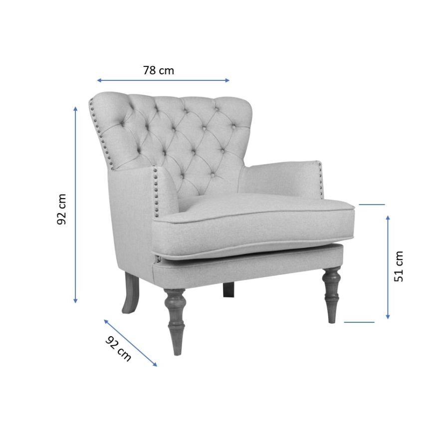 Křeslo SCOT béžová