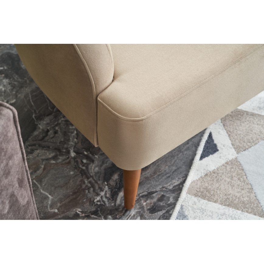 Křeslo ušák NEKO krémová