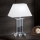 Křišťálová stolní lampa VERONIQUE 1xE27/60W/230V bílá/čirá