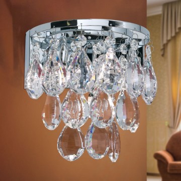 Křišťálové nástěnné svítidlo CELESTE 2xG9/40W/230V lesklý chrom
