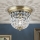 Křišťálové stropní svítidlo PLAFOND 1xE27/40W/230V pr. 26 cm bronz