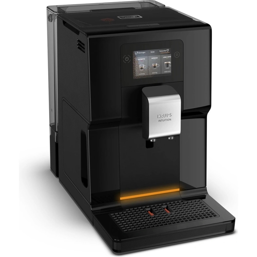 Krups - Automatický kávovar s nádobou na mléko INTUITION PREFERENCE 1450W/230V černá