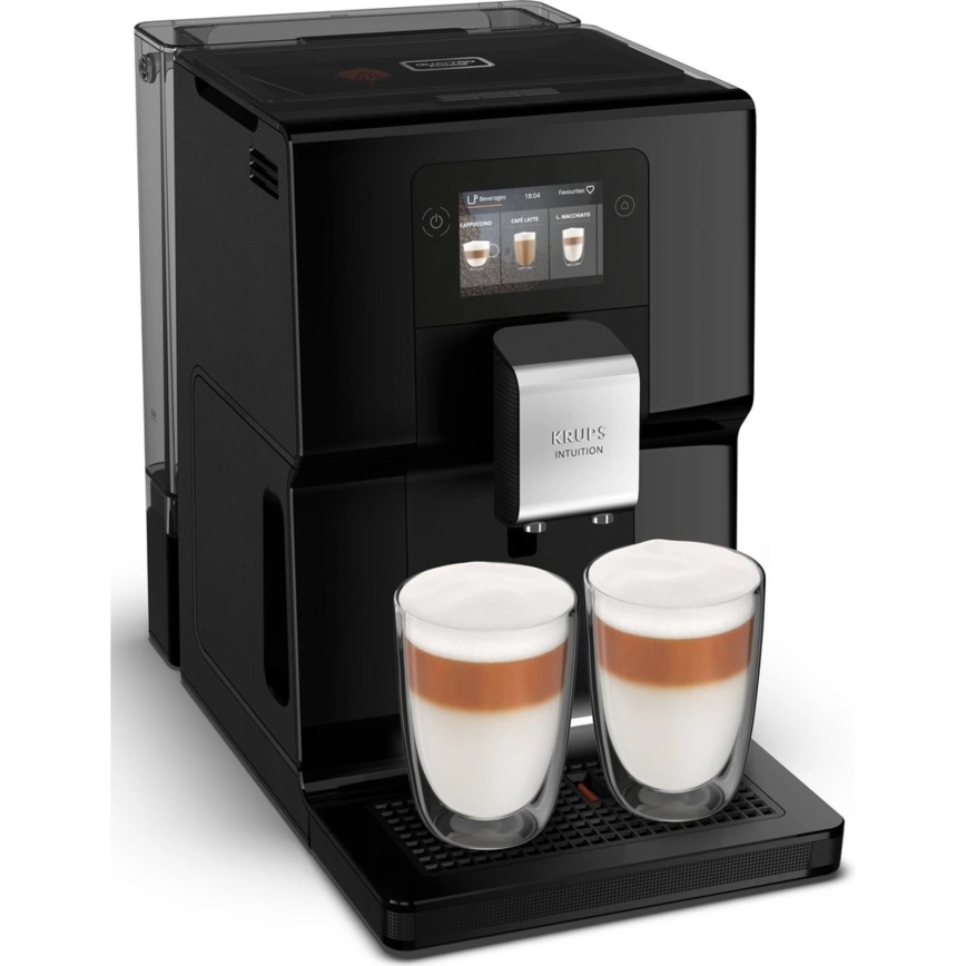 Krups - Automatický kávovar s nádobou na mléko INTUITION PREFERENCE 1450W/230V černá