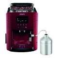 Krups - Automatický kávovar s nádobou na mléko ESSENTIAL 1450W/230V červená