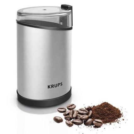 Krups - Elektrický mlýnek na kávu 85g FAST-TOUCH 200W/230V matný chrom