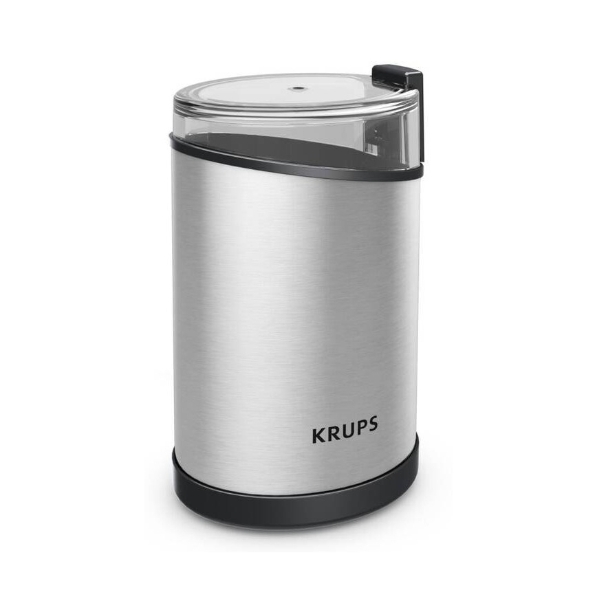 Krups - Elektrický mlýnek na kávu 85g FAST-TOUCH 200W/230V matný chrom