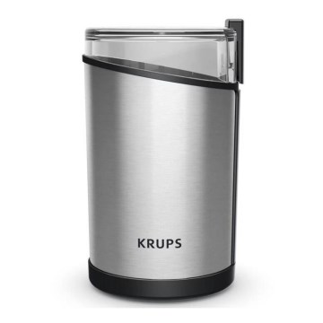 Krups - Elektrický mlýnek na kávu 85g FAST-TOUCH 200W/230V matný chrom