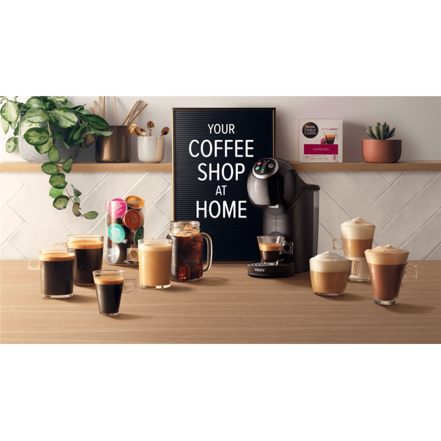 Krups - Kávovar na kapsle NESCAFÉ DOLCE GUSTO GENIO S 1500W antracit