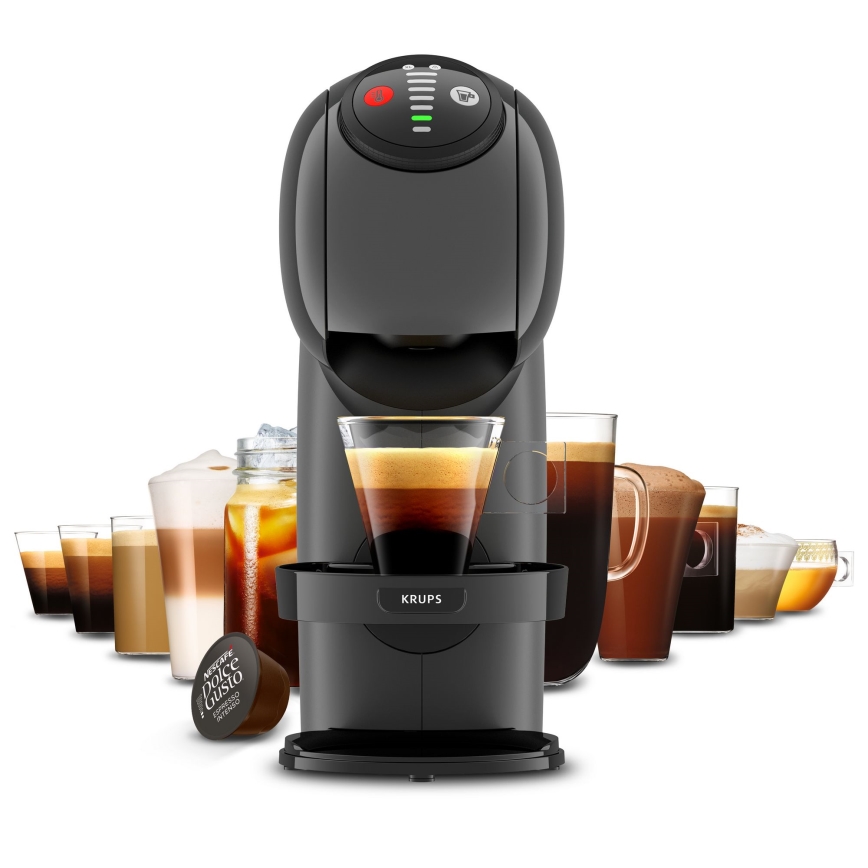 Krups - Kávovar na kapsle NESCAFÉ DOLCE GUSTO GENIO S 1500W antracit