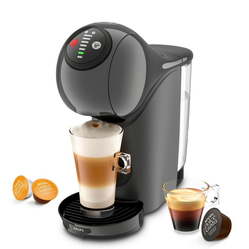Krups - Kávovar na kapsle NESCAFÉ DOLCE GUSTO GENIO S 1500W antracit