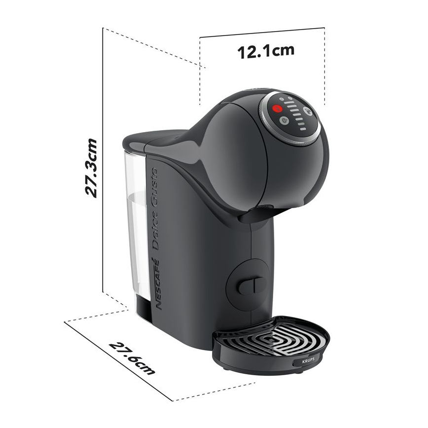 Krups - Kávovar na kapsle NESCAFÉ DOLCE GUSTO GENIO S 1500W antracit
