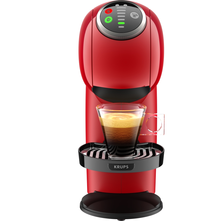 Krups - Kávovar na kapsle NESCAFÉ DOLCE GUSTO GENIO S PLUS 1500W červená