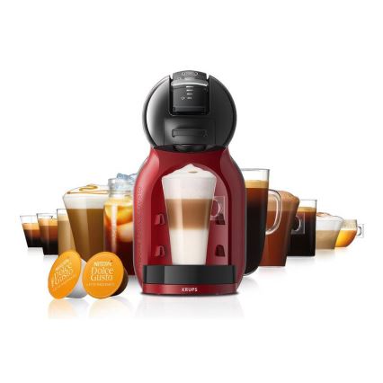 Krups - Kávovar na kapsle NESCAFÉ DOLCE GUSTO MINI ME 1500W/230V červená/černá