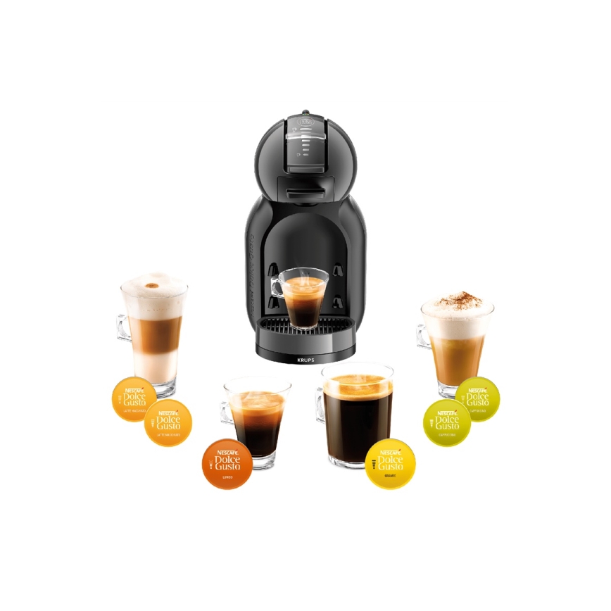 Krups - Kávovar na kapsle NESCAFÉ DOLCE GUSTO MINI ME 1500W antracit