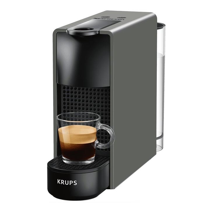Krups - Kávovar na kapsle NESPRESSO Essenza mini 1310W/230V šedá