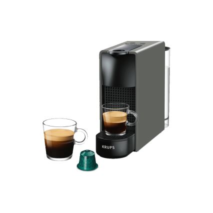 Krups - Kávovar na kapsle NESPRESSO Essenza mini 1310W/230V šedá