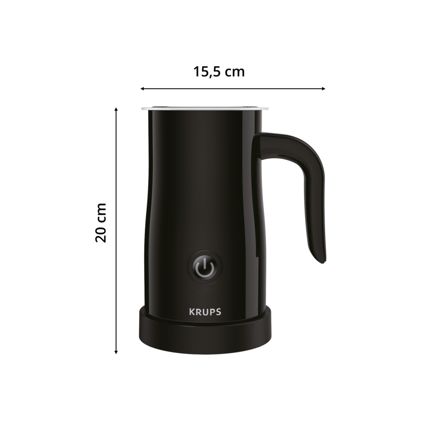 Krups - Napěňovač mléka 300ml černá