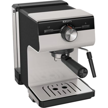Krups - Pákový kávovar na dva hrnky AUTHENTIC 1450W/230V šedá