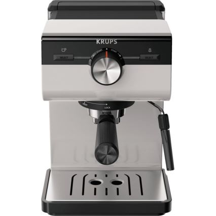 Krups - Pákový kávovar na dva hrnky AUTHENTIC 1450W/230V šedá