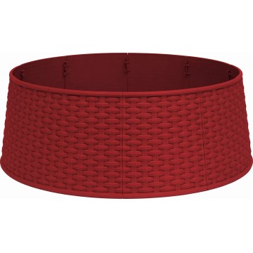 Kryt na stojan vánočního stromku pr. 65 cm červená