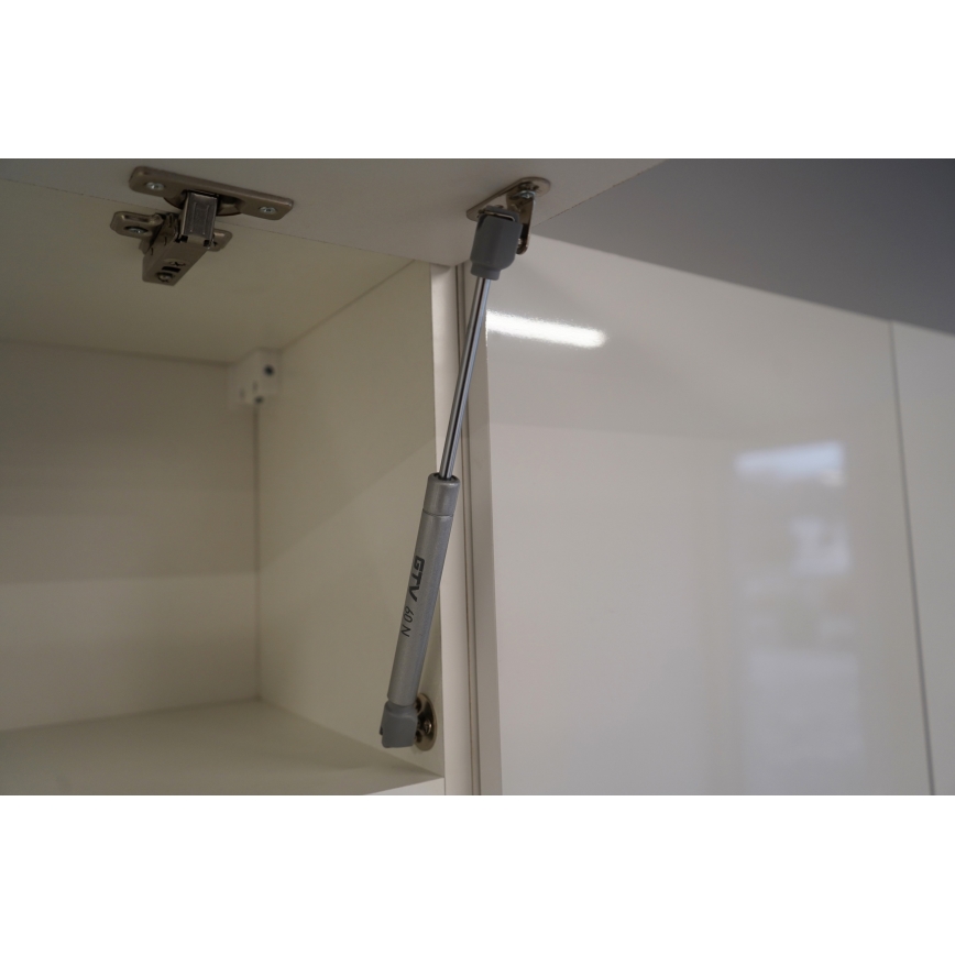 Kuchyňská linka CELESTE 240 cm lesklá bílá