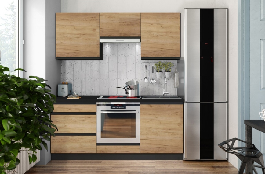 Kuchyňská linka MARINA 180 cm dub craft