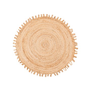 Kulatý koberec JUTA 100 cm béžová/přírodní