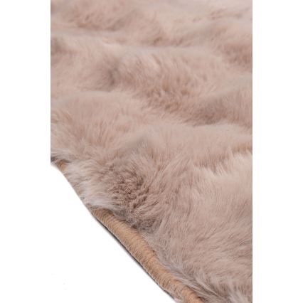 Kulatý koberec RABBIT BUBBLE 160 cm béžová