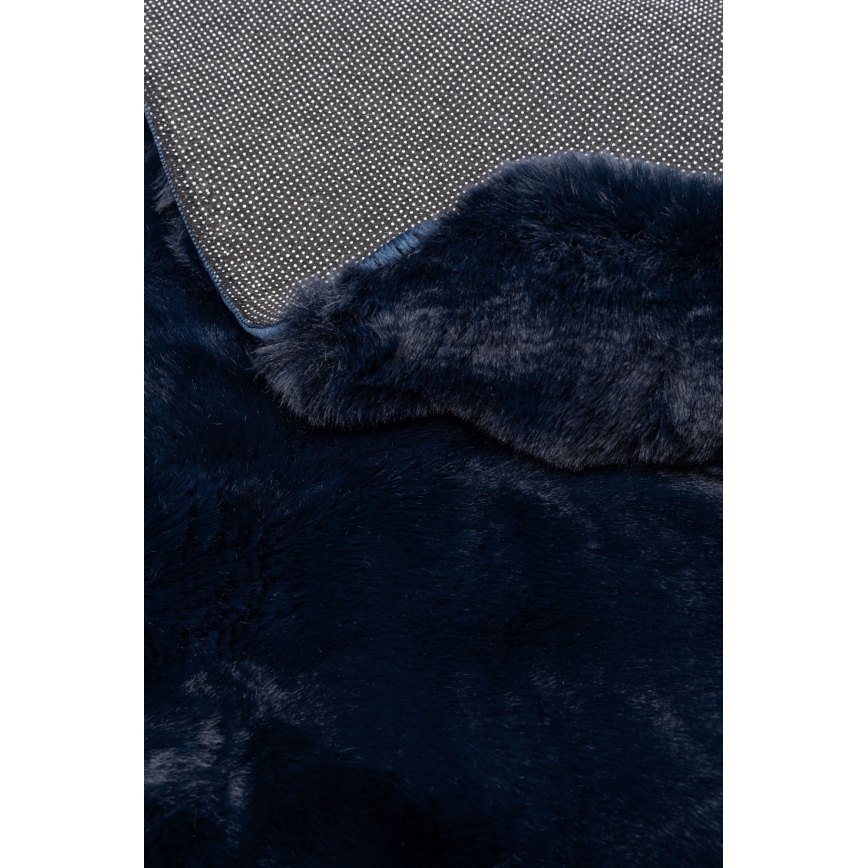 Kulatý koberec RABBIT BUBBLE 160 cm modrá