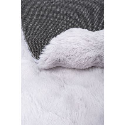 Kulatý koberec RABBIT BUBBLE 160 cm šedá